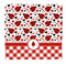 Ladybugs & Gingham Microfiber Dish Rag - Front/Approval