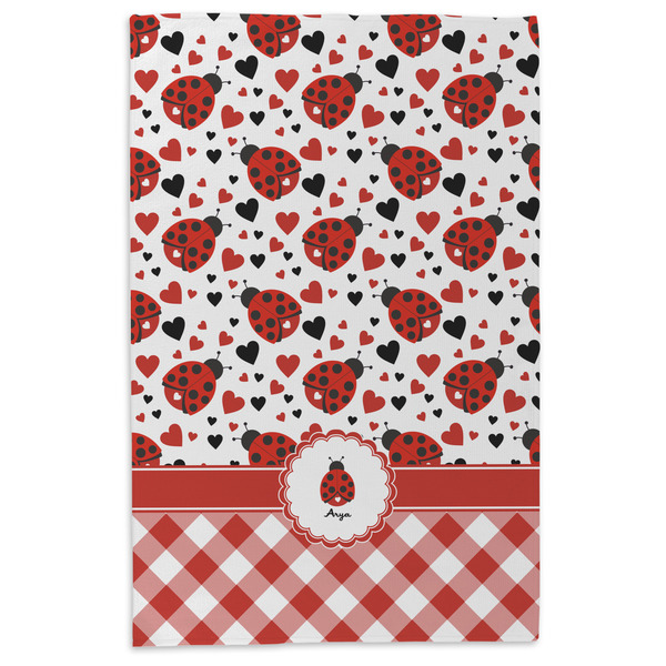 Ladybugs & Gingham Microfiber Dish Towel - APPROVAL