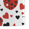 Ladybugs & Gingham Microfiber Dish Towel - DETAIL