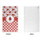 Ladybugs & Gingham Microfiber Golf Towels - APPROVAL