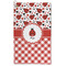 Ladybugs & Gingham Microfiber Golf Towels - FRONT