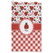 Ladybugs & Gingham Microfiber Golf Towel (Personalized)