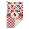 Ladybugs & Gingham Microfiber Golf Towels Small - FRONT FOLDED