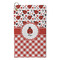 Ladybugs & Gingham Microfiber Golf Towels - Small - FRONT