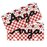 Ladybugs & Gingham Mini/Bicycle License Plate (Personalized)