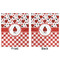 Ladybugs & Gingham Minky Blanket - 50"x60" - Double Sided - Front & Back