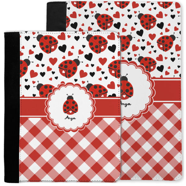 Ladybugs & Gingham Notebook Padfolio - MAIN