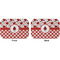 Ladybugs & Gingham Octagon Placemat - Double Print Front and Back