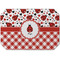 Ladybugs & Gingham Octagon Placemat - Single front