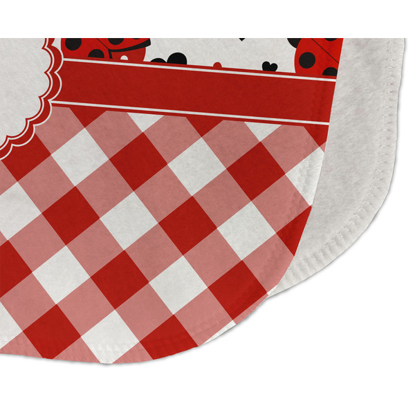 Ladybugs & Gingham Old Burp Detail