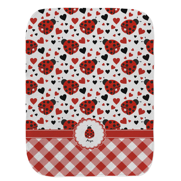 Ladybugs & Gingham Old Burp Flat