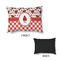 Ladybugs & Gingham Outdoor Dog Beds - Small - APPROVAL