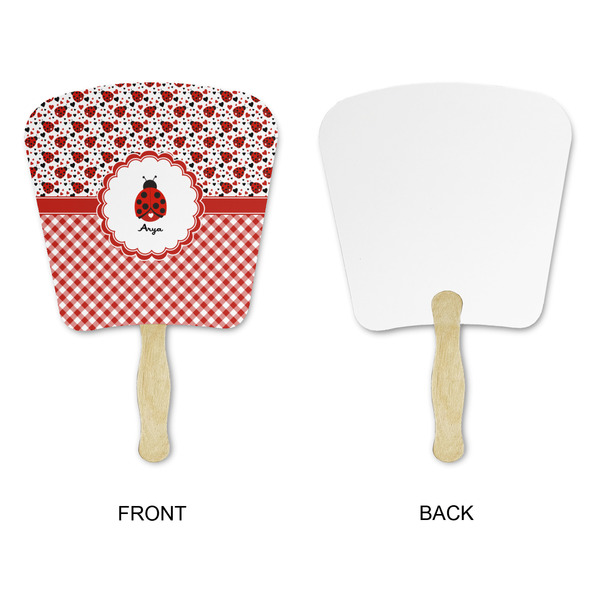 Ladybugs & Gingham Paper Fans - Approval