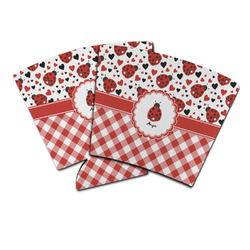 Ladybugs & Gingham Party Cup Sleeve (Personalized)
