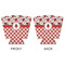 Ladybugs & Gingham Party Cup Sleeves - with bottom - APPROVAL