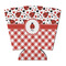 Ladybugs & Gingham Party Cup Sleeves - with bottom - FRONT