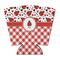 Ladybugs & Gingham Party Cup Sleeve - with Bottom (Personalized)