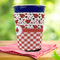 Ladybugs & Gingham Party Cup Sleeves - with bottom - Lifestyle