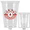 Ladybugs & Gingham Party Cups - 16oz - Approval