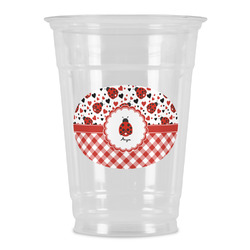 Ladybugs & Gingham Party Cups - 16oz (Personalized)
