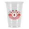 Ladybugs & Gingham Party Cups - 16oz - Front/Main