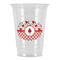 Ladybugs & Gingham Party Cups - 16oz (Personalized)