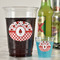 Ladybugs & Gingham Party Cups - 16oz - In Context