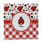 Ladybugs & Gingham Party Favor Gift Bag - Gloss - Front