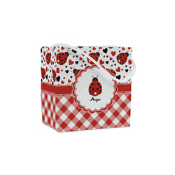 Ladybugs & Gingham Party Favor Gift Bags (Personalized)