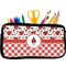 Ladybugs & Gingham Pencil / School Supplies Bags - Small