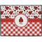 Ladybugs & Gingham Personalized Door Mat - 24x18 (APPROVAL)