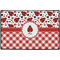 Ladybugs & Gingham Personalized Door Mat - 36x24 (APPROVAL)