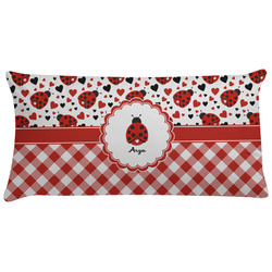 Ladybugs & Gingham Pillow Case (Personalized)