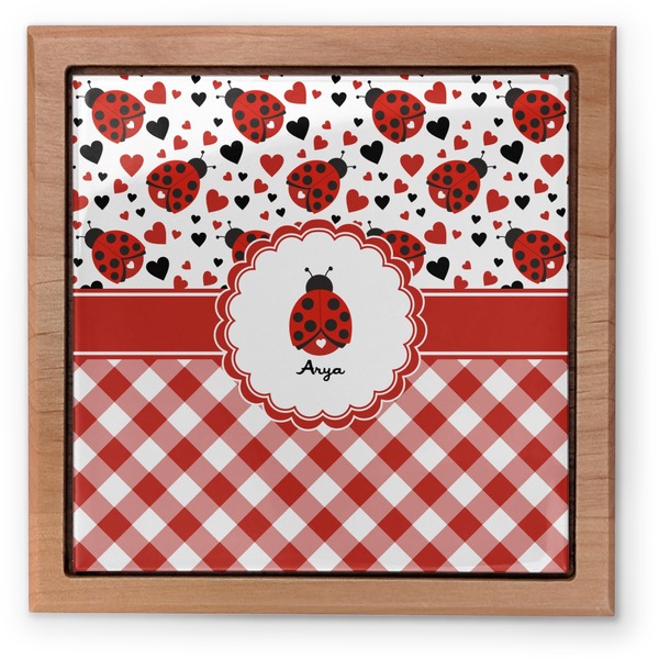 Ladybugs & Gingham Pet Urn - Apvl