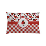 Ladybugs & Gingham Pillow Case - Standard (Personalized)