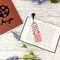 Ladybugs & Gingham Plastic Bookmarks - In Context