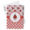 Ladybugs & Gingham Playing Cards - Front View