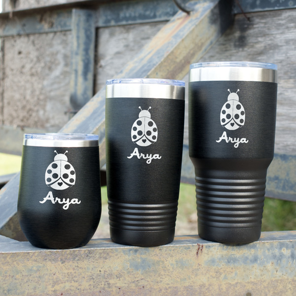 Ladybugs & Gingham Polar Camel Tumblers - Group Shot