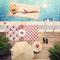 Ladybugs & Gingham Pool Towel Lifestyle