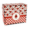 Ladybugs & Gingham Recipe Box - Full Color - Front/Main