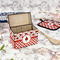 Ladybugs & Gingham Recipe Box - Full Color - In Context