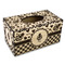 Ladybugs & Gingham Rectangle Tissue Box Covers - Wood - Front