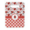 Ladybugs & Gingham Rectangle Trivet with Handle - FRONT
