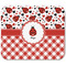 Ladybugs & Gingham Rectangular Mouse Pad - APPROVAL