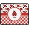 Ladybugs & Gingham Rectangular Trailer Hitch Cover (Personalized)