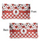 Ladybugs & Gingham Large Rope Tote - From & Back View