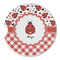 Ladybugs & Gingham Sandstone Car Coaster - Single