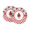 Ladybugs & Gingham Sandstone Car Coasters - PARENT MAIN (Set of 2)
