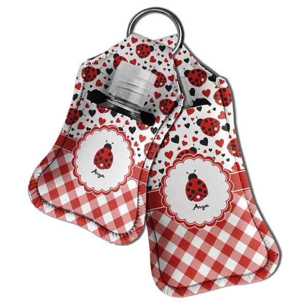 Ladybugs & Gingham Sanitizer Holder Keychain - Both in Case (PARENT)