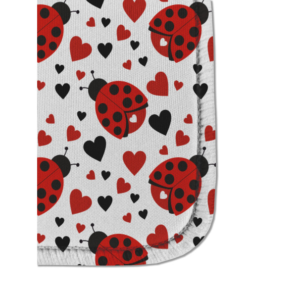 Ladybugs & Gingham Sanitizer Holder Keychain - Detail